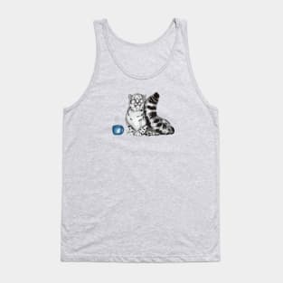 Snow Leopards Cuppa Tank Top